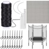 GliCraft 29 Pcs Trampoline Net Repair Kit Include 54 Yards