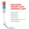 1pc Red/Green Light Bulb Warning Emergency Equipment Lighting Bulb Beacon
