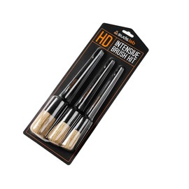 Suds Lab HD Intensive Brush Kit 3 Pack- Premium Boar’s Hair Brushes - Scratch Free Design - Fine Detailing Brushes for Personal and Professional Use