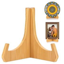 Fine jade2 Plate Stand for Stand, Wooden Plate Stand, 6 Inch Plate Holder, It Can Be Used as a Display Stand, Photo Stand, Picture Stand, Record Holder