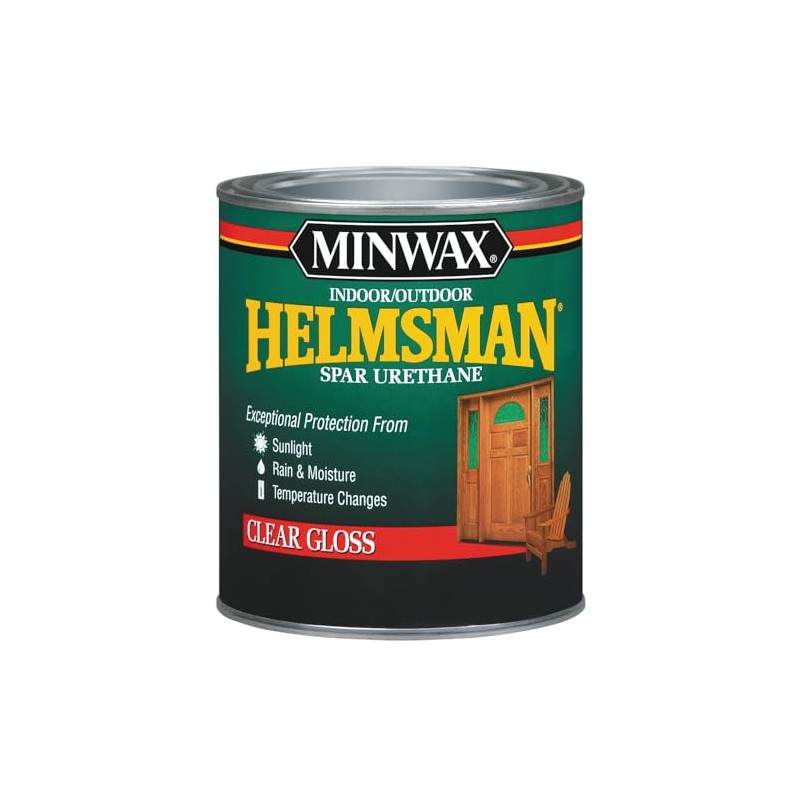 Minwax Helmsman Indoor/Outdoor Spar Urethane, Quart, Gloss