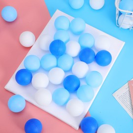 Happyyami 120 Pcs Table Tennis Balls Plastic Balls Colored Table Tennis Balls Pong Balls for Training Party Games Entertainment Decorations