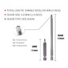 Magnetic Square Head Screwdriver Bits Set with 1/4 Inch Hex