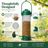 Outdoor Hanging Bird Feeder with Multiple Feeding Holes – Large