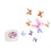 Vaguelly 5 Set Creative Butterfly Nail Art Sequins Delicate Nail