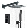 Ackwave Shower Faucet Matte Black Shower System with 8 Inches