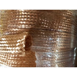 ACDC 25 FEET 1" BRAIDED GROUND STRAP GROUNDING Bare Copper Flat Braid USA