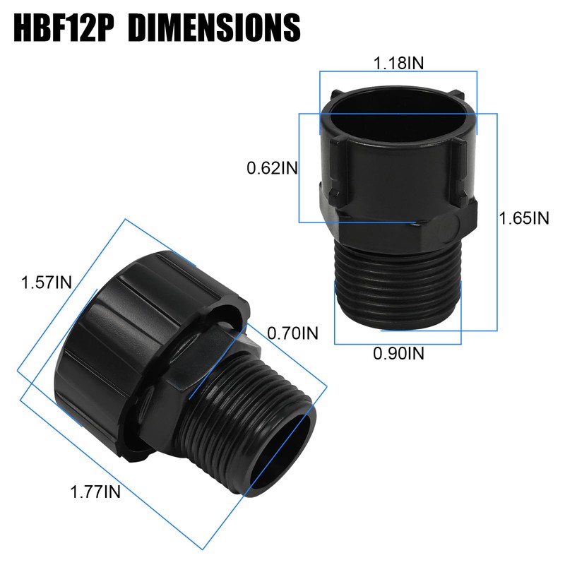 HBF12P 3/4 NPT Hydraulic Power Unit Poly Breather Cap,Fit For