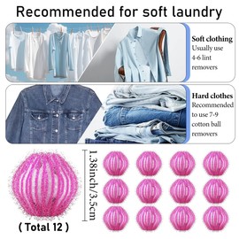 Pet Hair Remover Washing Machine, Pet Hair Remover, Cat Hair Remover, Reusable, Hair Catcher Washing Machine for Removes Pet Hair, Lint (Pink)