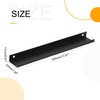 sourcing map Edge Pull Handle 300mm/11.8 Inch Aluminum Alloy Cabinet