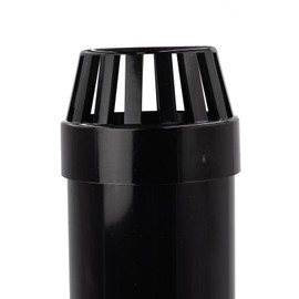 Truly PVC Limited Cowl, Black Kayflow 110mm Soil & Waste Pipe Fitting