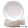 HITHIKA 7'' Paper Plates (100 Pack) | Biodegradable & Compostable