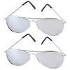 The Dreidel Company Aviator Mirror Lens Sunglasses, Great Costume Accessory,