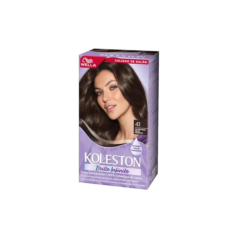 Koleston Tinte Permanente 41 Castaño Medio Cenizo Enigmatico | Crema,
