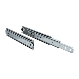 TCH Hardware 14 Inch Heavy Duty 250 lb Steel Drawer Slides - 3/4" Wide - Full Extension with Over Travel | Side Mount Ball Bearing Drawer Rails