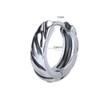 LUXSTAR Men's Hoop Earrings, 6 Styles, Single Ear, Hypoallergenic, Stainless