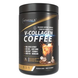 Athenix® Premium Collagen Coffee | Protein Coffee with | Low Sugar | Smooth & Creamy | Supports Skin, Hair & Recovery | Made in Germany 540g