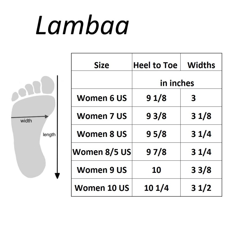 LAMBAA Summer Terry Insoles 1 Pair 8 Women