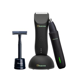 Perfect Trío para Cuerpo, Nariz y Barba – Rasuradora corporal 3.0 Pro, Rasuradora de Nariz, Rastrillo – Seguridad, Precisión y Afeitado Íntimo sin Irritación – Color Negro