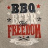 Way To Celebrate Men's Sleeveless T-Shirt "Beer BBQ Freedom" Size