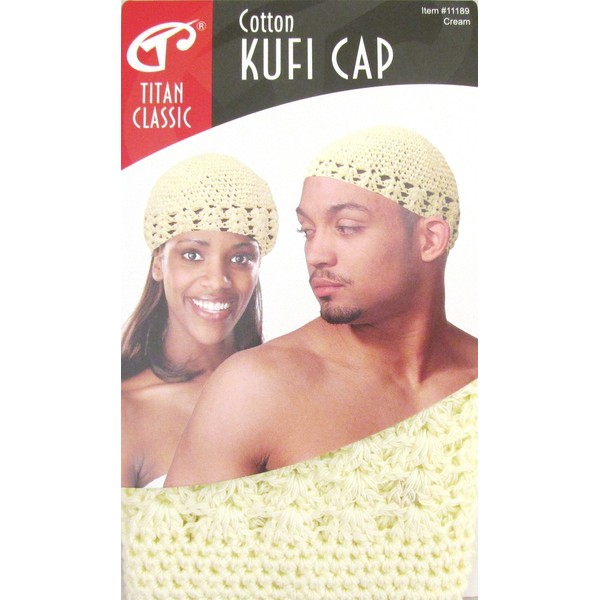 Titan Classic Cotton Kufi Cap Cream