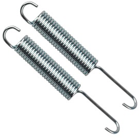 4-1/4” Recliner Spring Replacement Part,Recliner Spring Replacement Part, Sofa Recliner Replacement Part, Compatible with Lazy Boy, Lane, Sofa Chair Mechanism, Long Neck Hook Style, Silver, 2 Pack