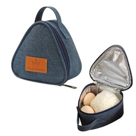 Zhejia Lunch Bag, Thermal Bag, Lunch Box, Rice Ball Case, Triangle Bento Bag, Thermal, Cold Insulated, Large Capacity, Waterproof, Lightweight, Zippered, Simple, Stylish, Cute, Sandwich Shape,