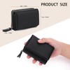 CHAOFANXI Women's Small Bifold Leather Purse for Women, Small and