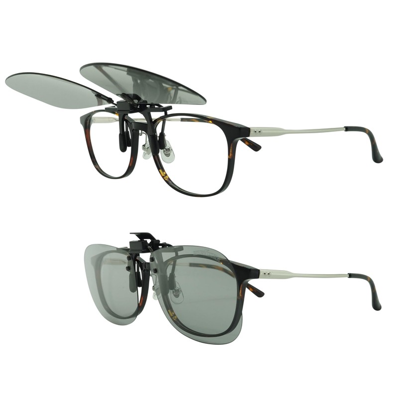 [OTC.web] MSG9348 Dimmable, Polarized Front Clip, Darkening Color, Sunglasses, UV