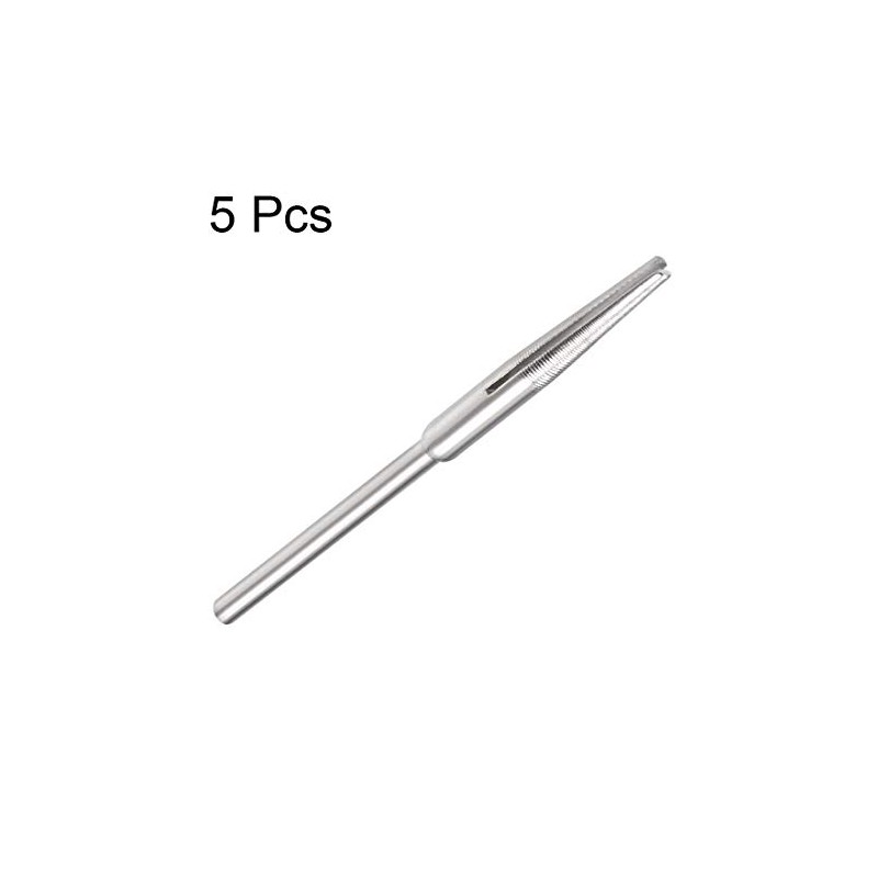 uxcell 2.35mm Shank Split Mandrel Tapered Sandpaper Holder for Abrasive