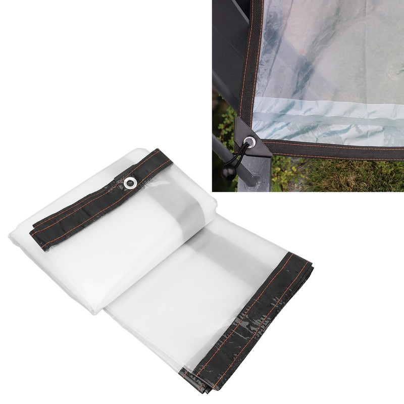 Transparent Tarp Cold Insulation Garden Rainproof Clear Poly Tarp Plant