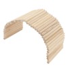 Pet Hideout Bridge Wooden Safe Bendable Small Pet Climbing Tunnel