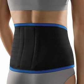 Bort ActiveColor Back Brace Neck Wrap Back Support Active Bandage, Black, M