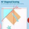 Scoring Board, 320x320mm Paper Trimmer Scoring Board Craft Paper Cutter