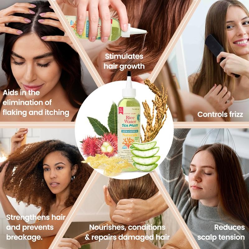 Dr.Girls More Volume Rice Water Hair Oil 6oz - Specification: