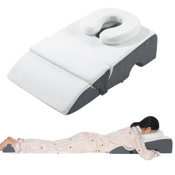 ROYALAY Face Down Pillow for Massage, Memory Foam Breast Pillow