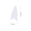 Healvian 500pcs Plastic Nail Tips Long Artificial Fingernails Easy Shape