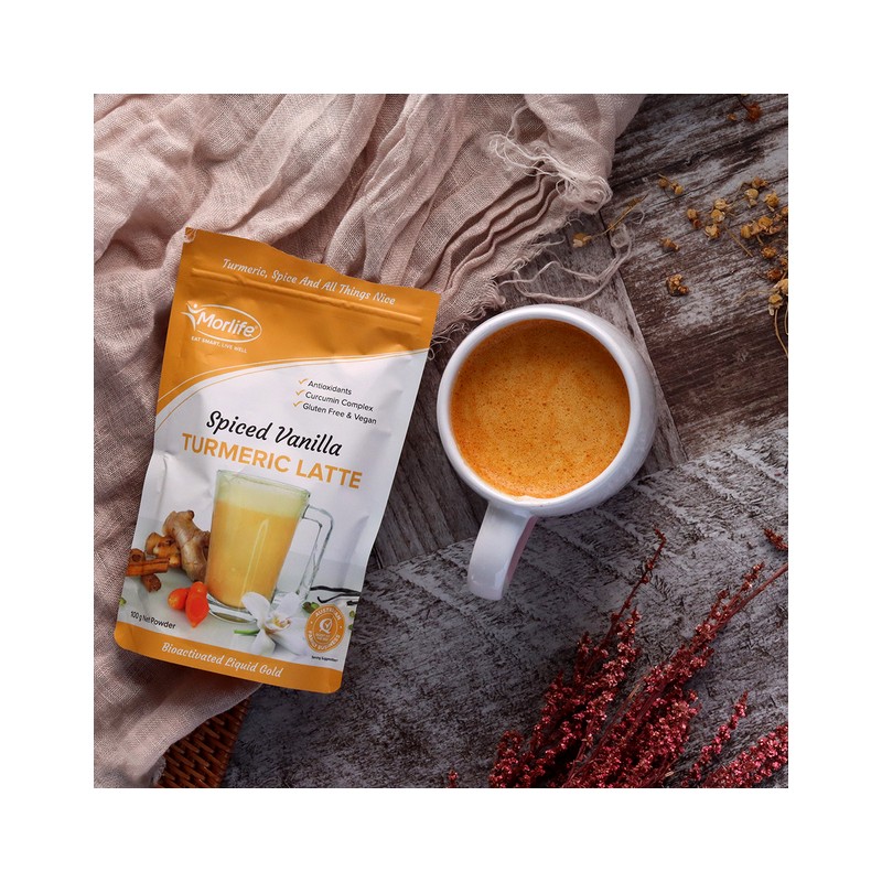 Morlife Spiced Vanilla Turmeric Latte 100g