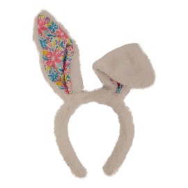 Plush Easter Bunny Ears Headband (4 Pack, Styles Vary, 6 in long Ears) Kids