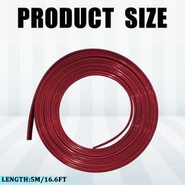 SWQS Car Interior Moulding Trim Strips with Installing Tool, 16.4ft Electroplating Filler Insert Decoration Styling Strips for Car Door Dashboard, Flexible DIY Automotive Accessories for Women Men