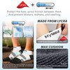 Hylaea Five-Toe Socks, Coolmax Ankle Athletic Running Socks, Moisture Wicking
