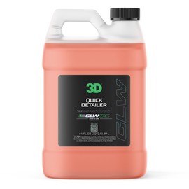 3D GLW Series Quick Detailer 64 oz - Spray On, Wipe Off Showroom Shine Detail Spray - Great for Light Dust, Fingerprints & Smudges - Safe on Paint, Wheels & Interior