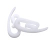 Magnesis White Plastic Curtain Hooks for Door Curtain,Window Curtain,Curtain Header