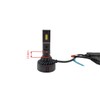 Par de soportes adaptador para luces LED H7 para Kia