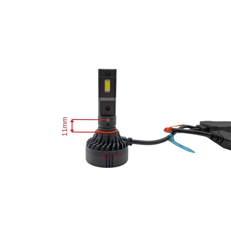 Par de soportes adaptador para luces LED H7 para Kia