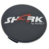 4 x Alutec Shark Hub Cap, 60 mm, Black (N23)