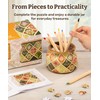 PieceRelax 3D Puzzle Jar 64 Plastic Pieces for Adults -