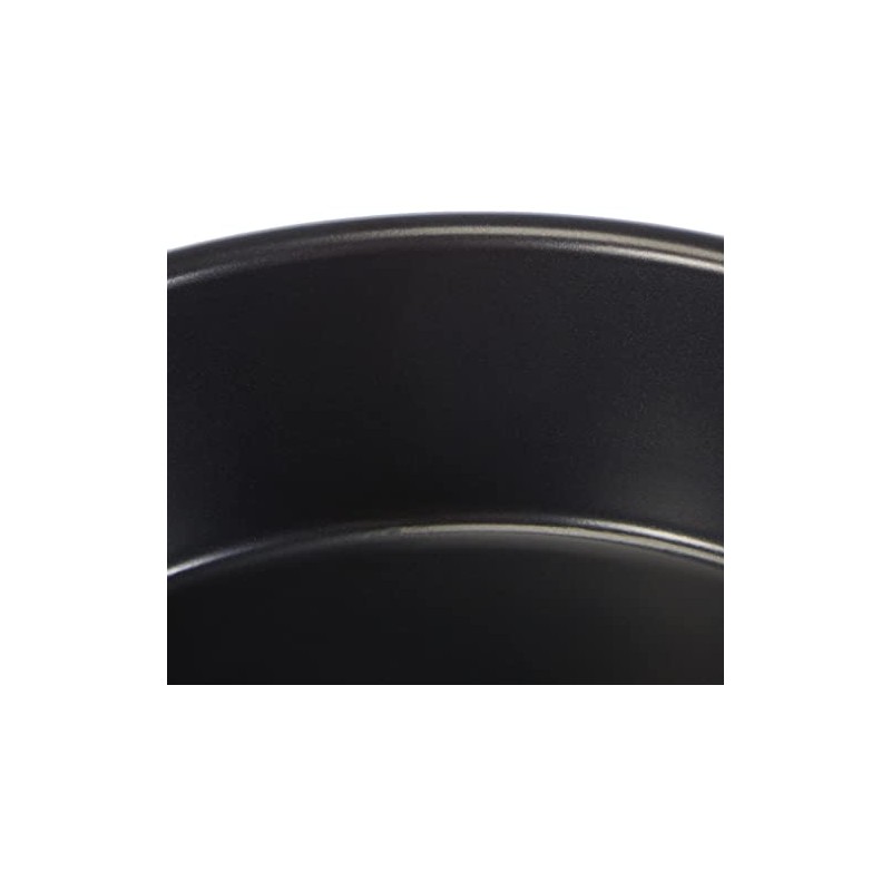 Paderno 47710-16 Tortenform, rund, Schwarz