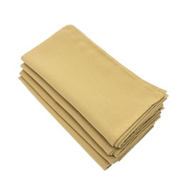 Fennco Styles Classic Solid Color Everyday Design Cloth Napkin-Set of 4-12 Colors (Cappuccino)