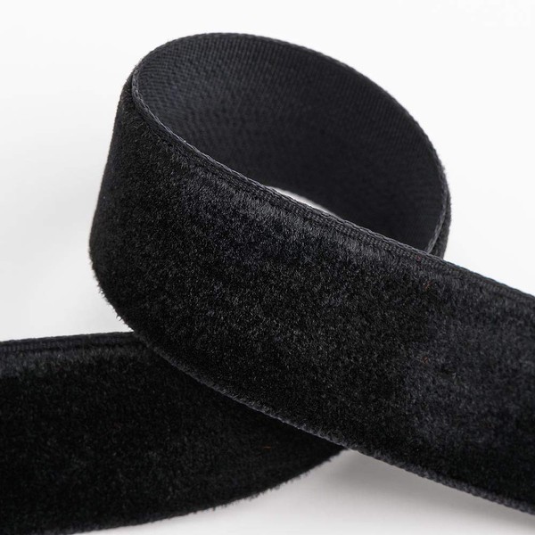 Velvet Ribbon 16mm x 10 Metres - Black